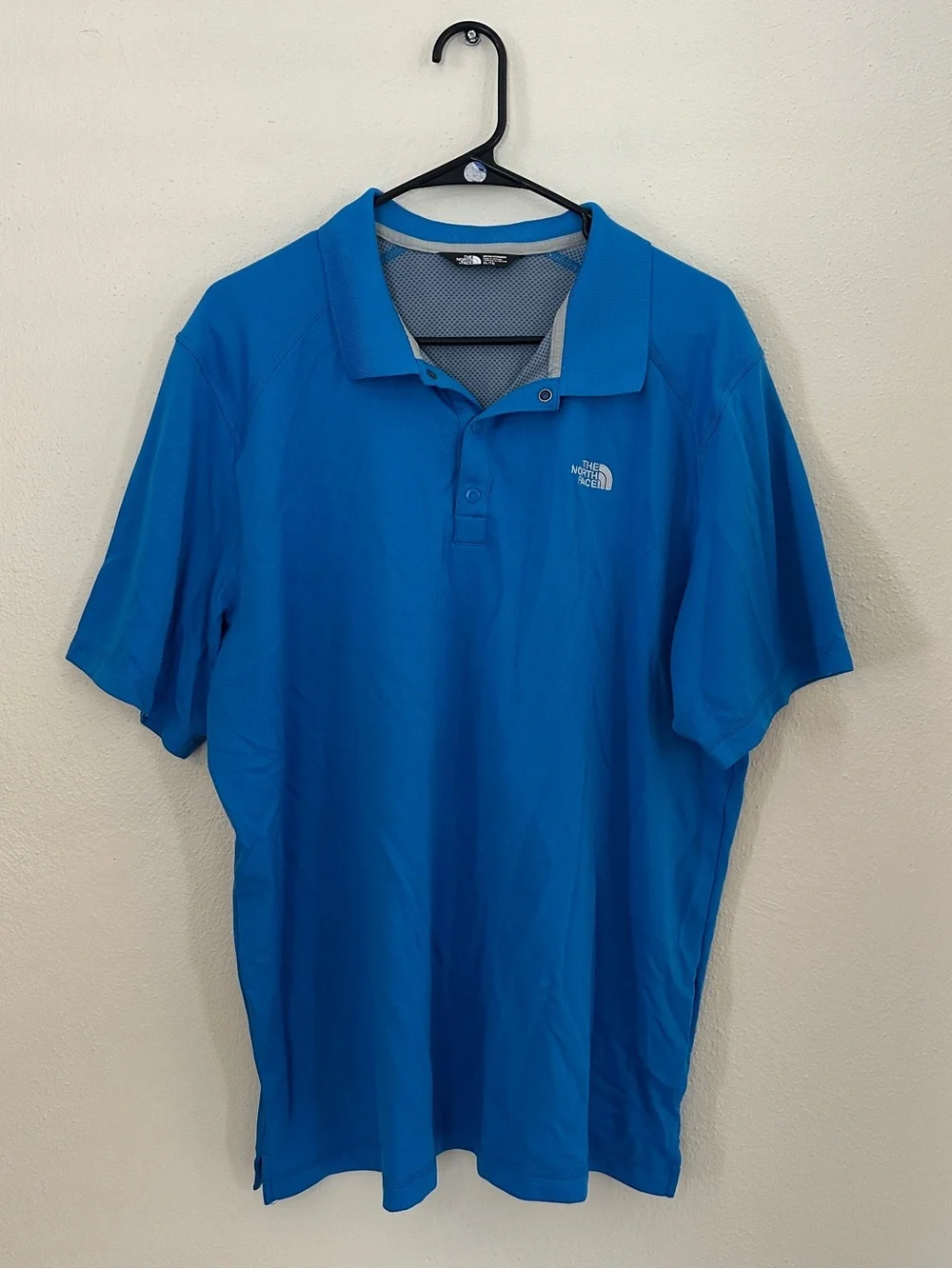 The North Face Men’s Ocean Blue Short-Sleeve Polo